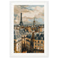 Affiche Ville de France ( 30x45-cm-Bois-blanc)