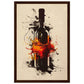 Affiche Vin Design ( 30x45-cm-Bois-foncé)