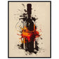 Affiche Vin Design ( 60x80-cm-Bois-noir)