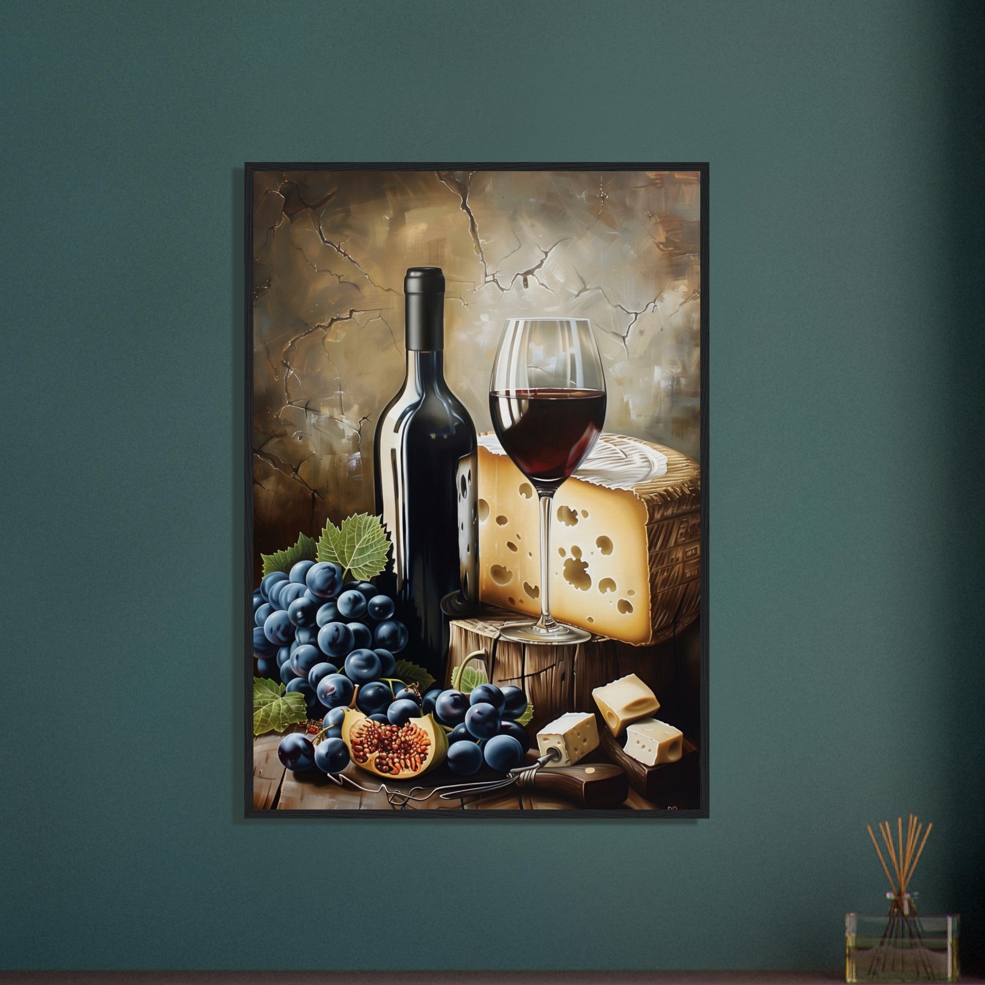 Affiche Vin et Fromage ( )