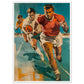 Affiche Vintage Sport ( 50x70-cm-Bois-blanc)