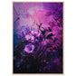 Affiche Violette ( 70x100-cm-Bois-clair)