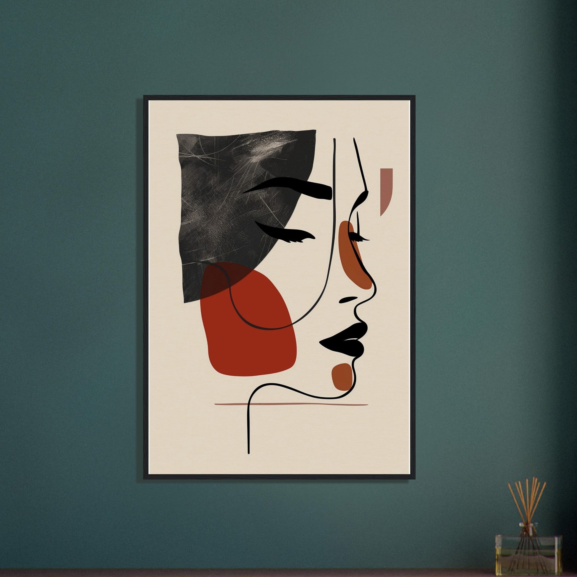 Affiche Visage Abstrait ( )