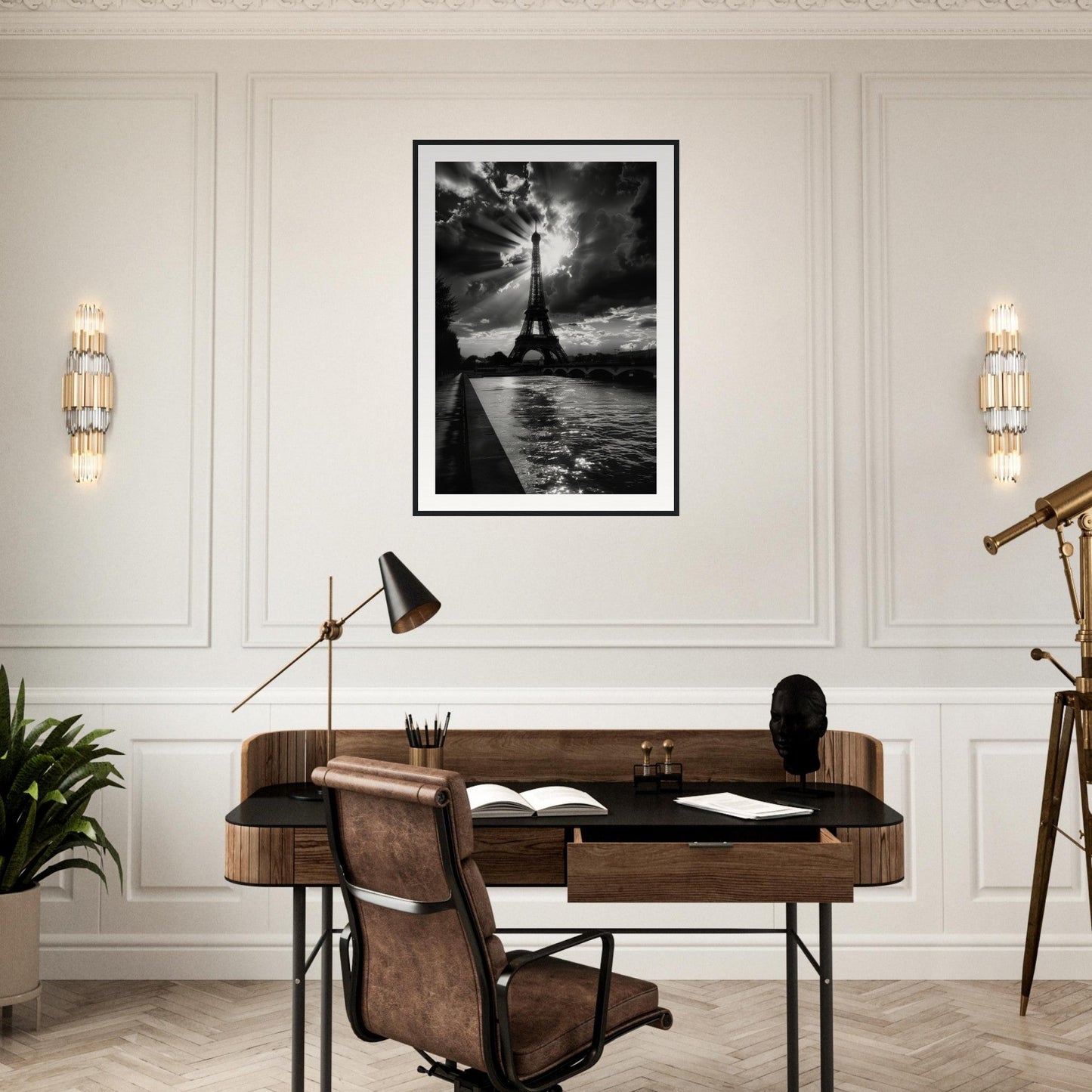 Affiche Voyage Noir Et Blanc ( )