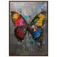 Affiche de Papillon ( 70x100-cm-Bois-foncé)