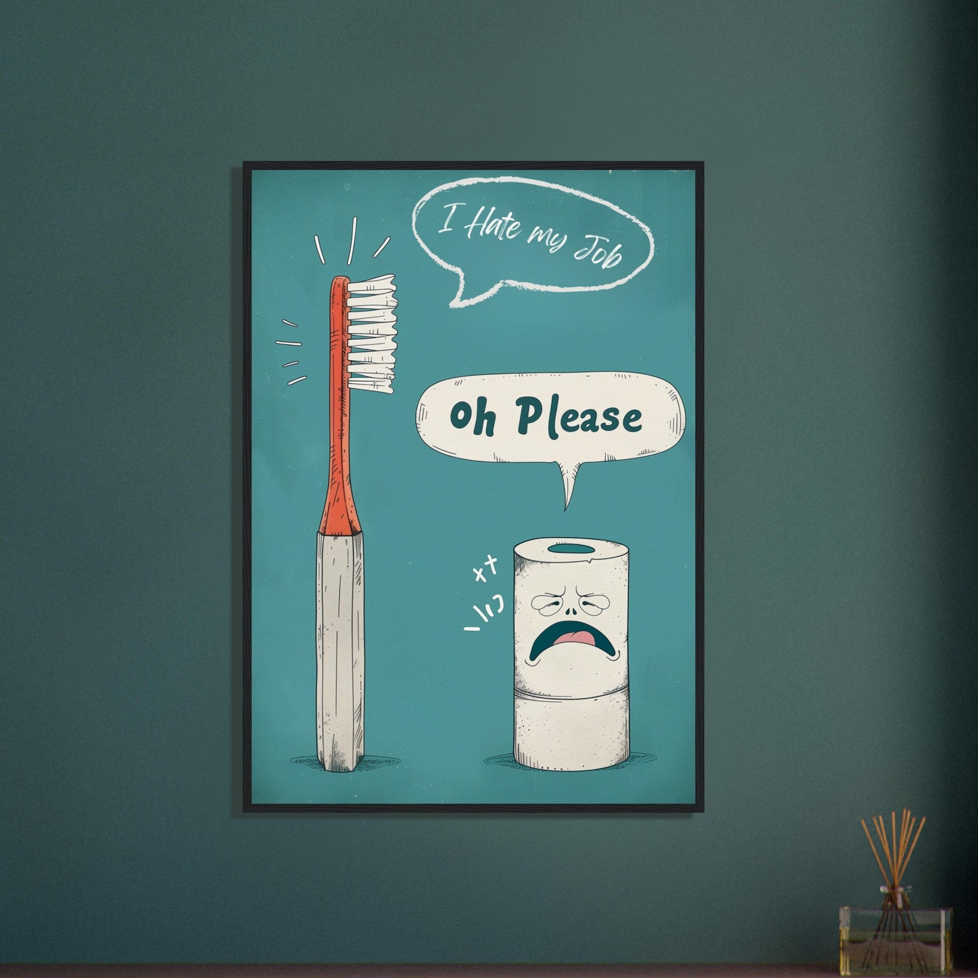 Affiche de Salle de Bain Humoristique ( )