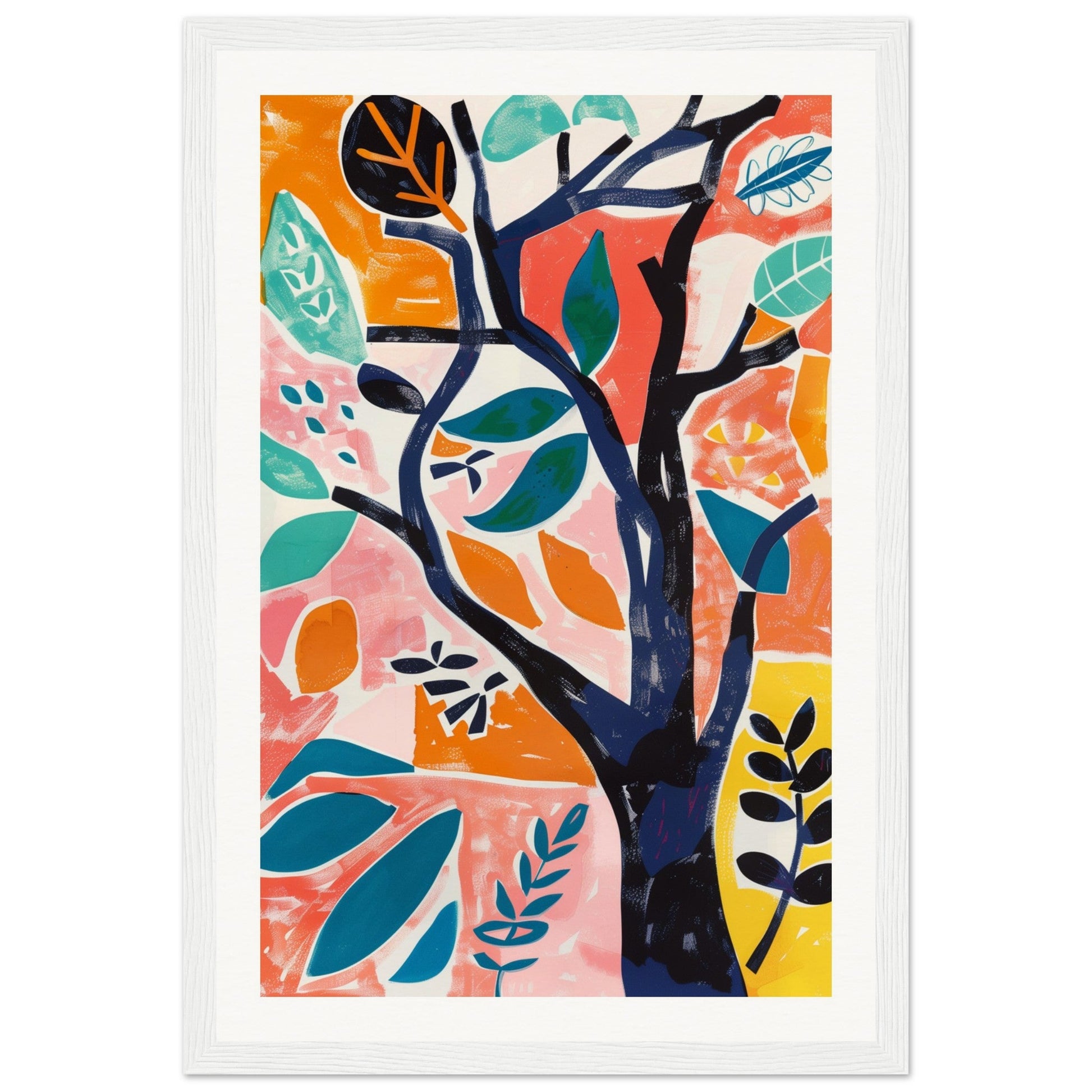 Poster Aesthetic Matisse ( 30x45-cm-Bois-blanc)