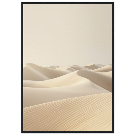 Poster Ambiance Zen ( 70x100-cm-Bois-noir)