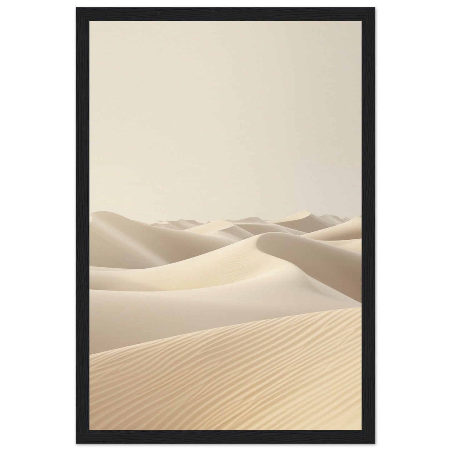 Poster Ambiance Zen ( 30x45-cm-Bois-noir)