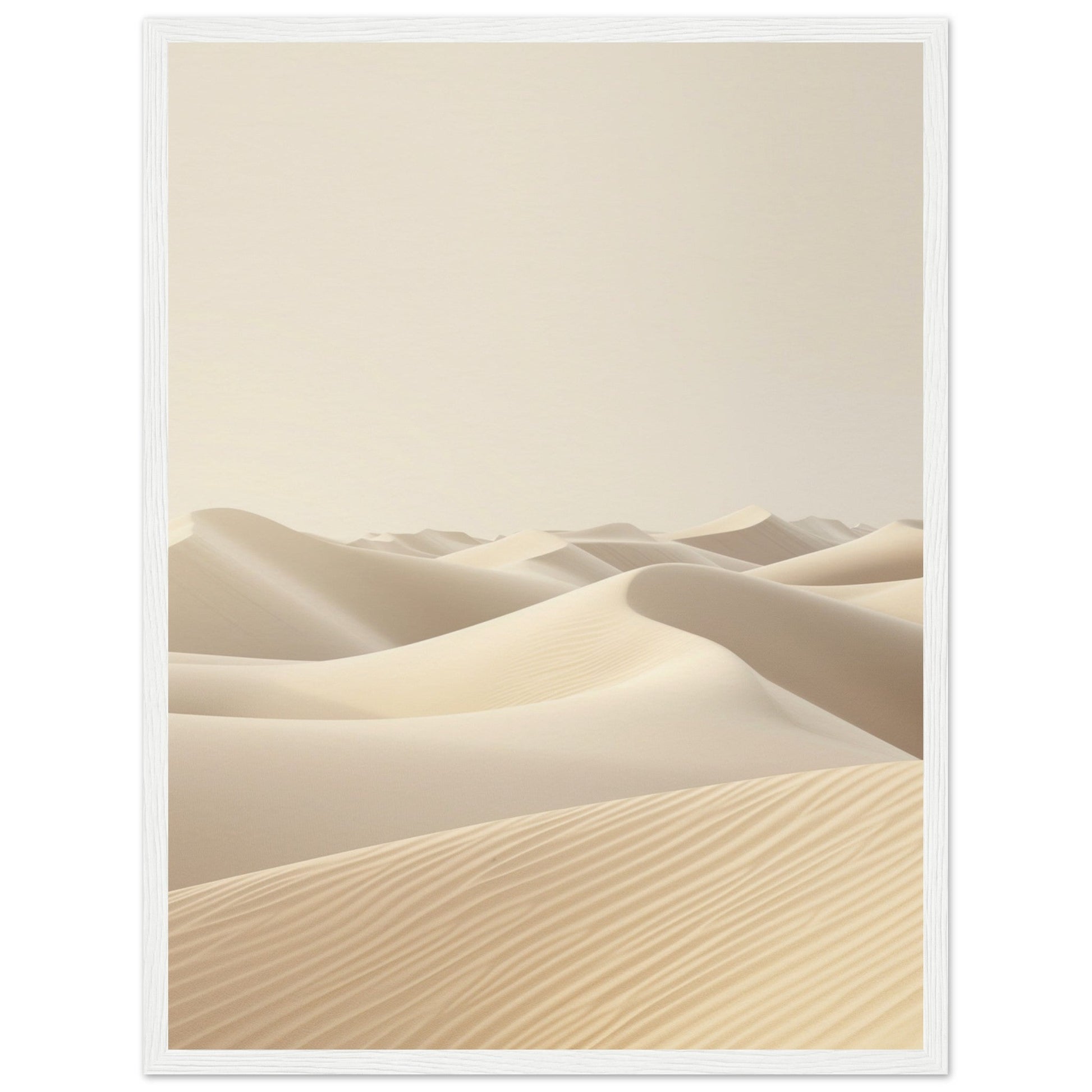 Poster Ambiance Zen ( 45x60-cm-Bois-blanc)