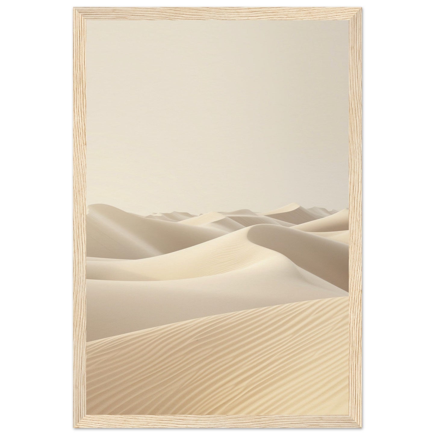 Poster Ambiance Zen ( 30x45-cm-Bois-clair)