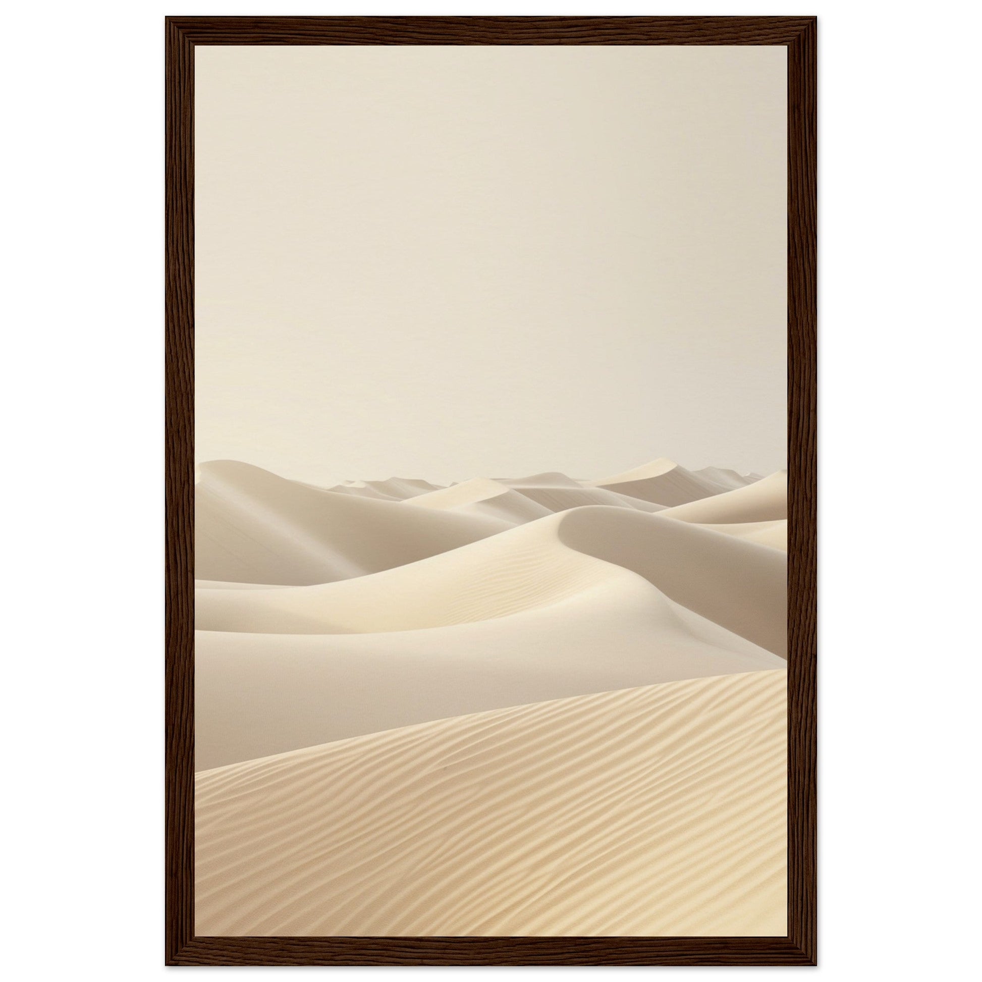 Poster Ambiance Zen ( 30x45-cm-Bois-foncé)