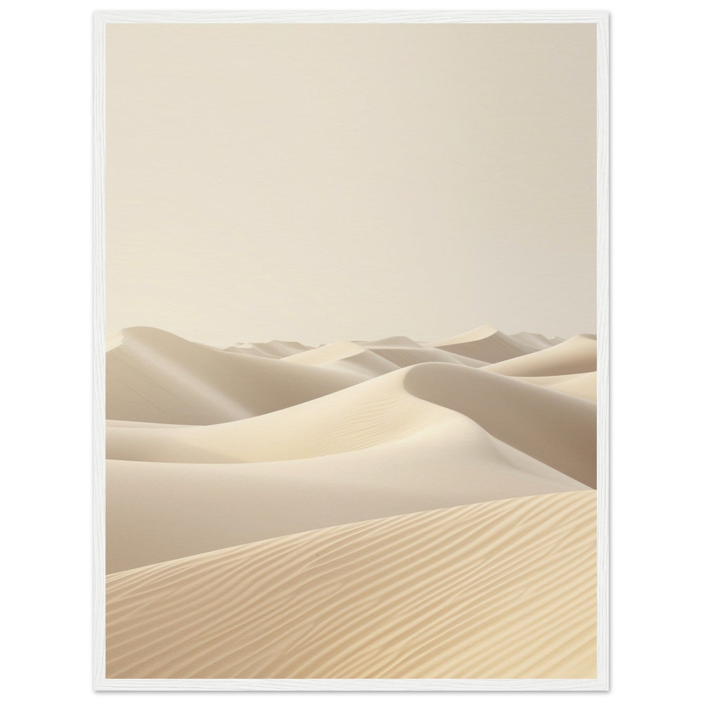 Poster Ambiance Zen ( 60x80-cm-Bois-blanc)