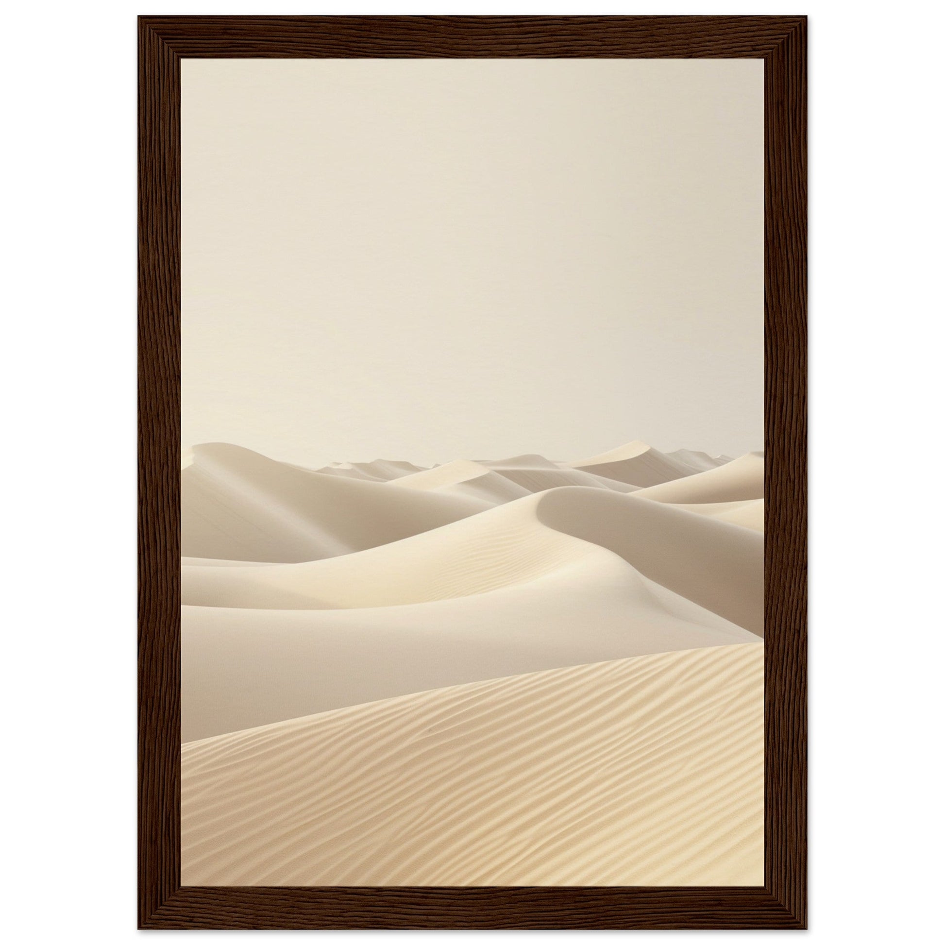 Poster Ambiance Zen ( 21x29.7-cm-Bois-foncé)