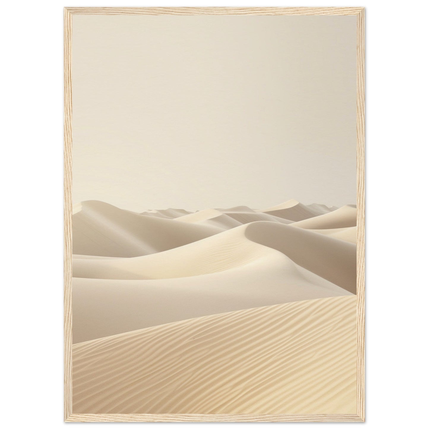 Poster Ambiance Zen ( 50x70-cm-Bois-clair)