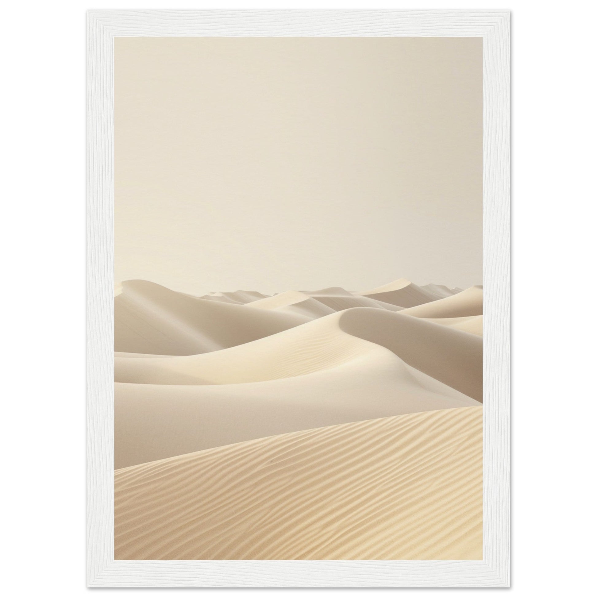 Poster Ambiance Zen ( 21x29.7-cm-Bois-blanc)