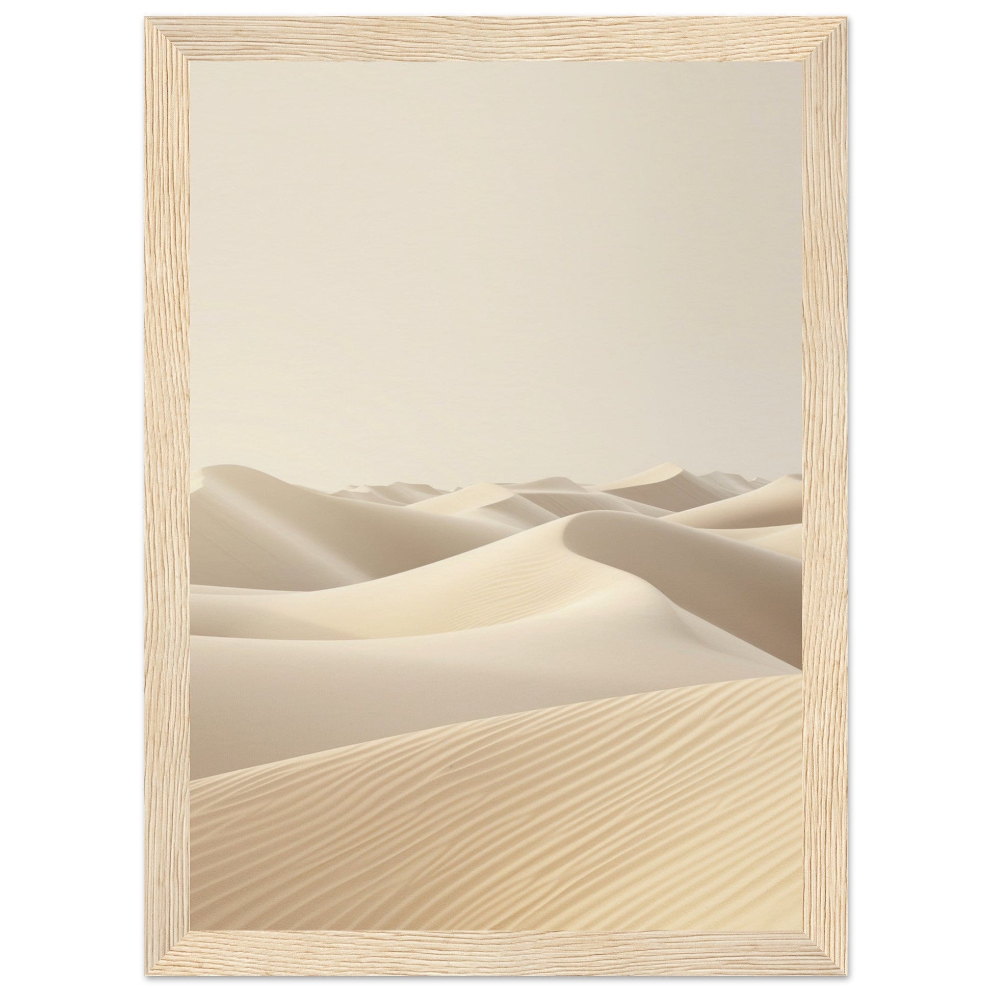 Poster Ambiance Zen ( 21x29.7-cm-Bois-clair)