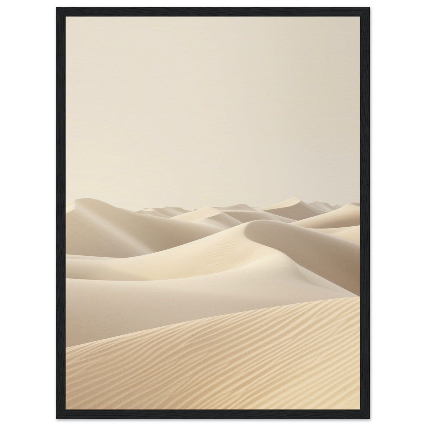 Poster Ambiance Zen ( 45x60-cm-Bois-noir)