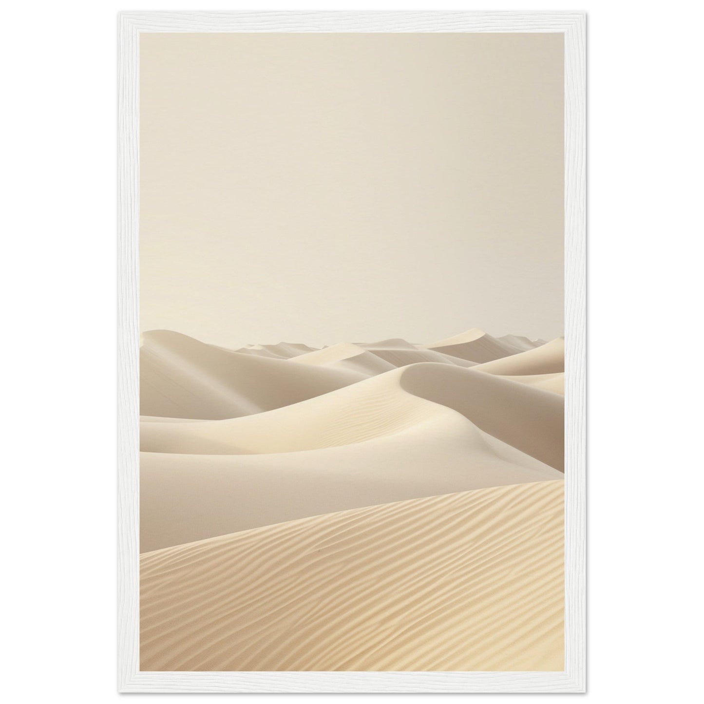 Poster Ambiance Zen ( 30x45-cm-Bois-blanc)