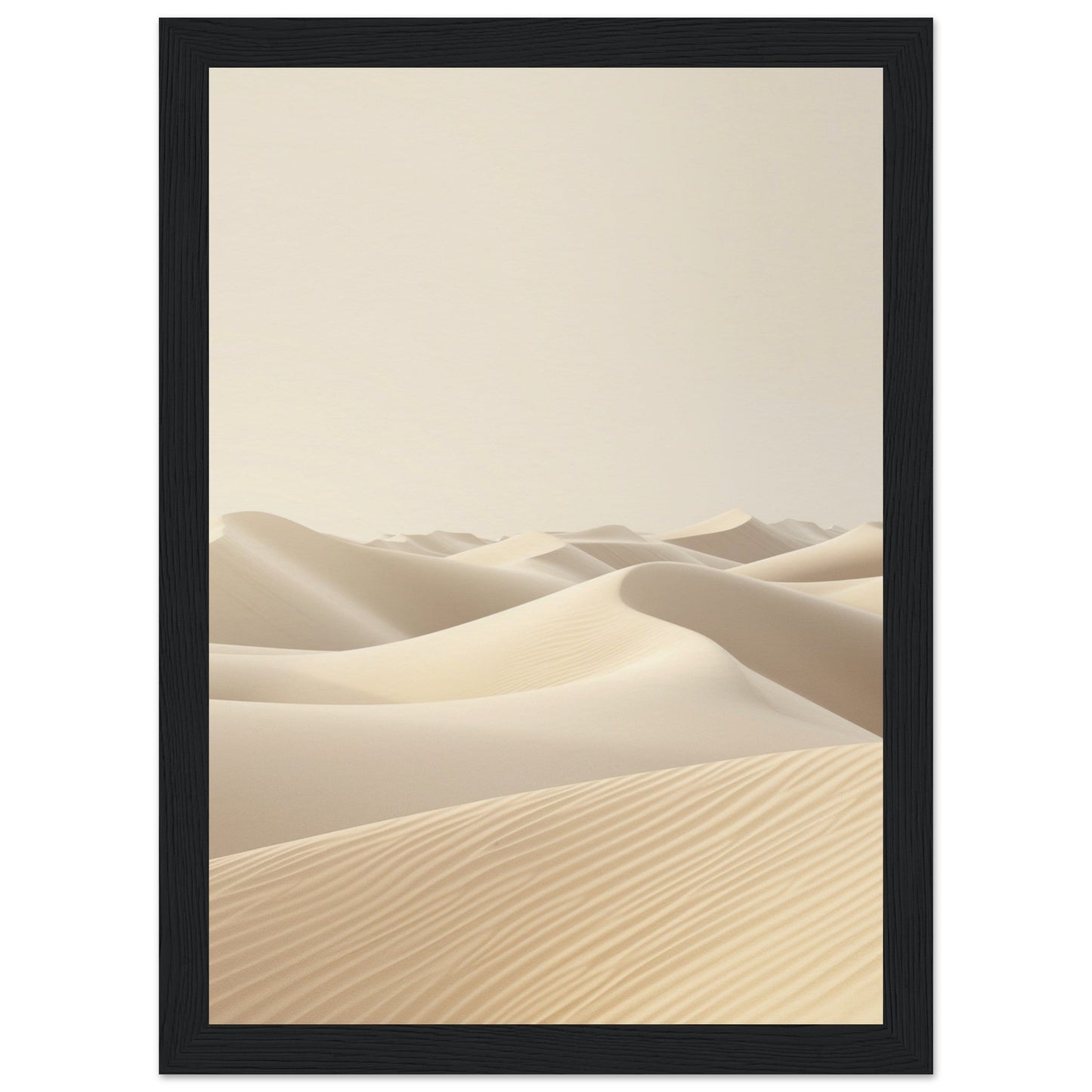 Poster Ambiance Zen ( 21x29.7-cm-Bois-noir)