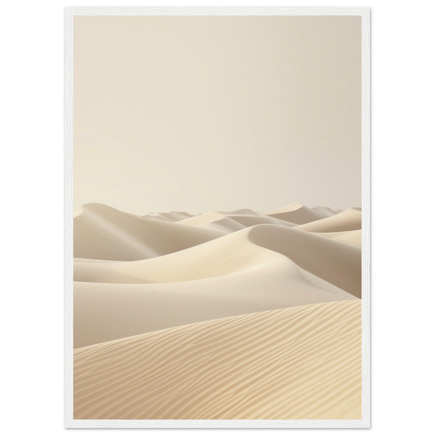 Poster Ambiance Zen ( 50x70-cm-Bois-blanc)