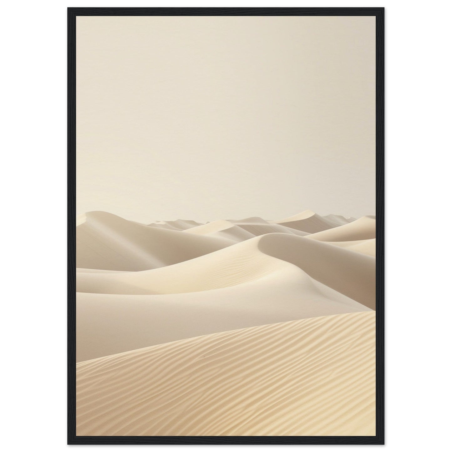 Poster Ambiance Zen ( 50x70-cm-Bois-noir)