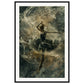 Poster Ancien Danseuse ( 60x90-cm-Bois-noir)