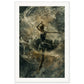 Poster Ancien Danseuse ( 60x90-cm-Bois-blanc)