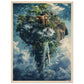 Poster Animaux Fantastiques ( 45x60-cm-Bois-clair)