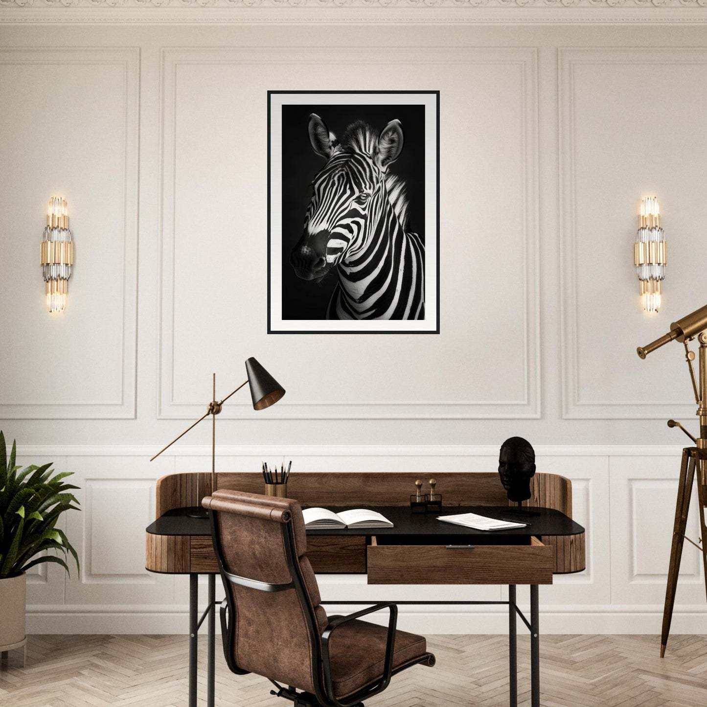 Poster Animaux Noir Et Blanc ( )