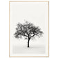 Poster Arbre Noir et Blanc ( 70x100-cm-Bois-clair)