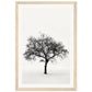 Poster Arbre Noir et Blanc ( 30x45-cm-Bois-clair)