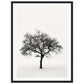 Poster Arbre Noir et Blanc ( 45x60-cm-Bois-noir)