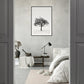 Poster Arbre Noir et Blanc ( )