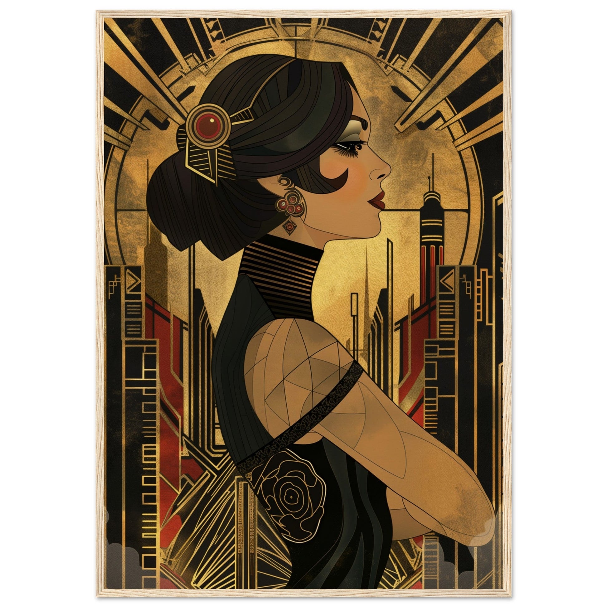 Poster Art Deco 1920 ( Bois-clair-70x100-cm)