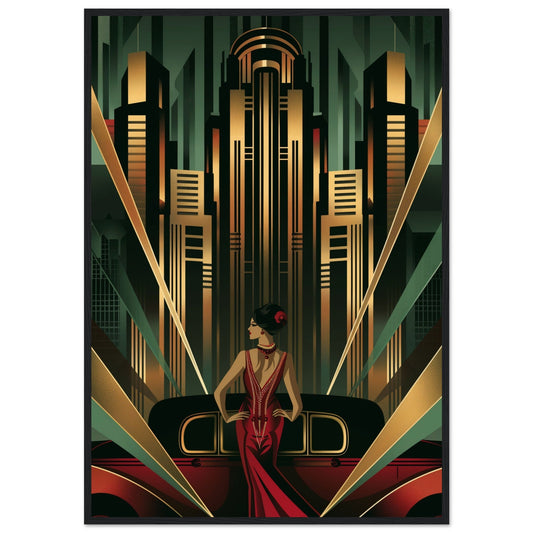 Poster Art Deco 1925 ( Bois-noir-70x100-cm)