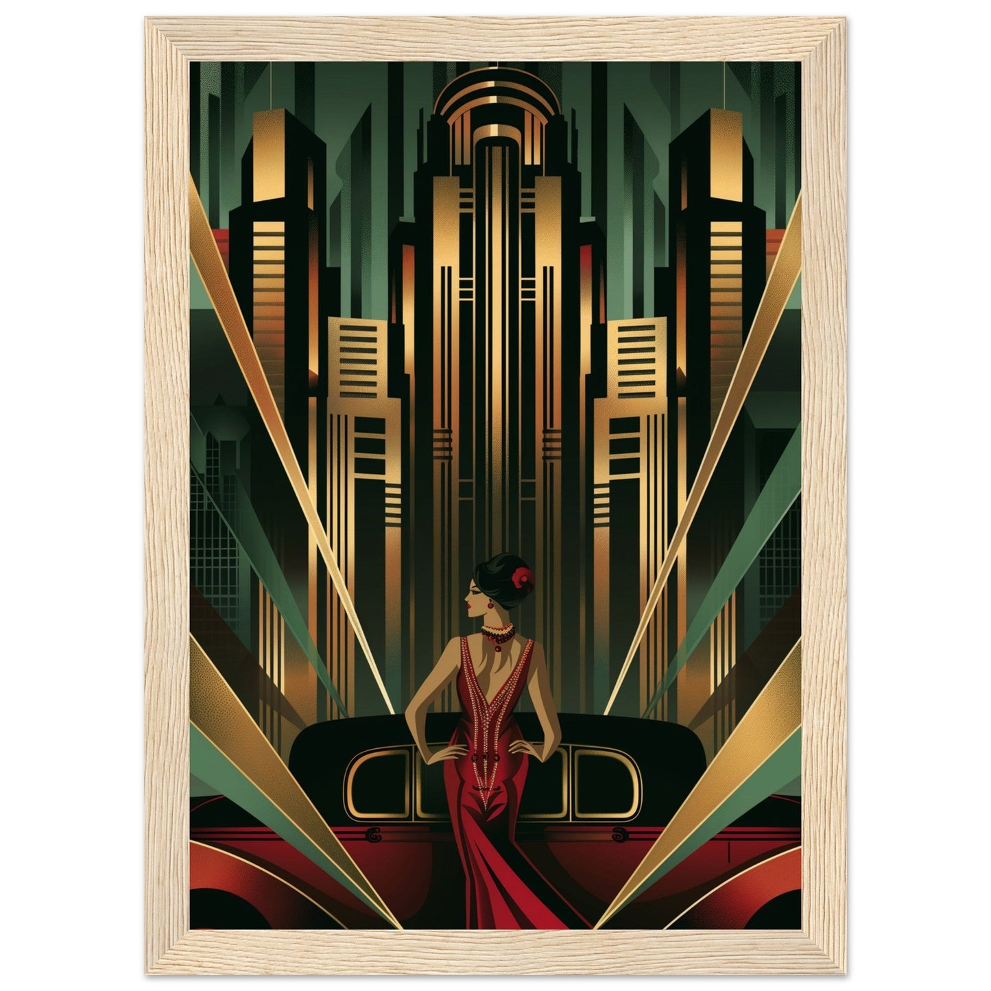 Poster Art Deco 1925 ( Bois-clair-21x29.7-cm)