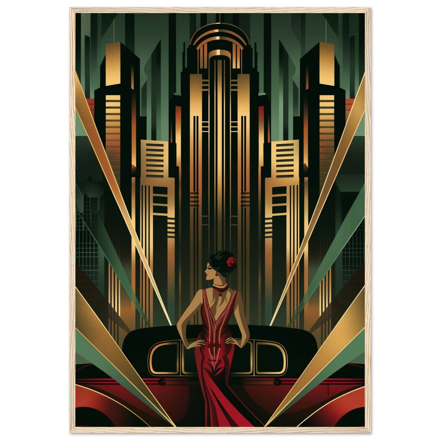 Poster Art Deco 1925 ( Bois-clair-70x100-cm)