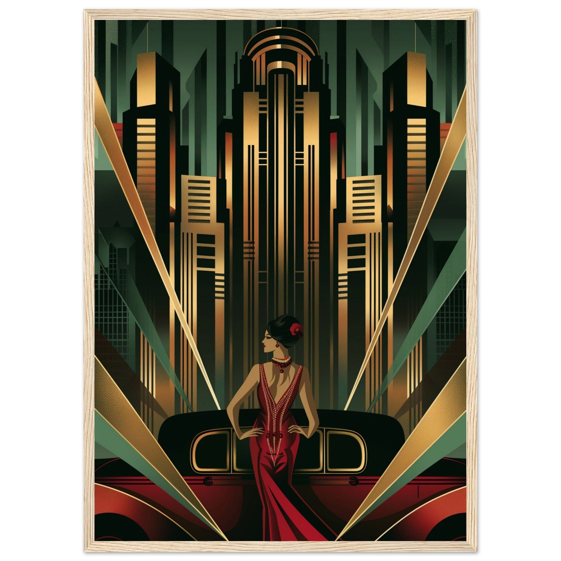 Poster Art Deco 1925 ( Bois-clair-50x70-cm)