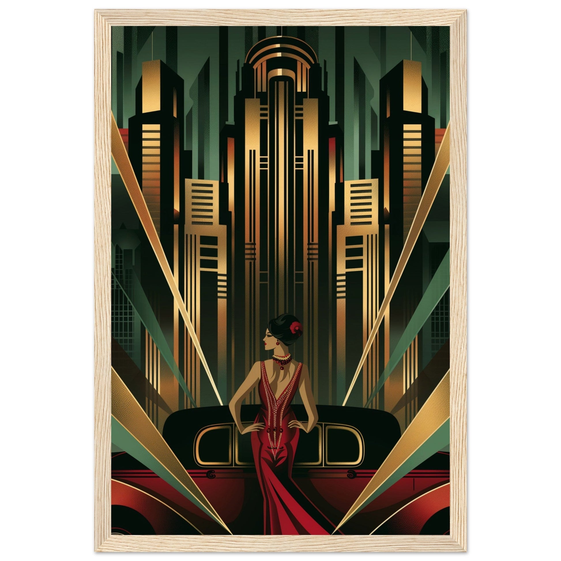 Poster Art Deco 1925 ( Bois-clair-30x45-cm)