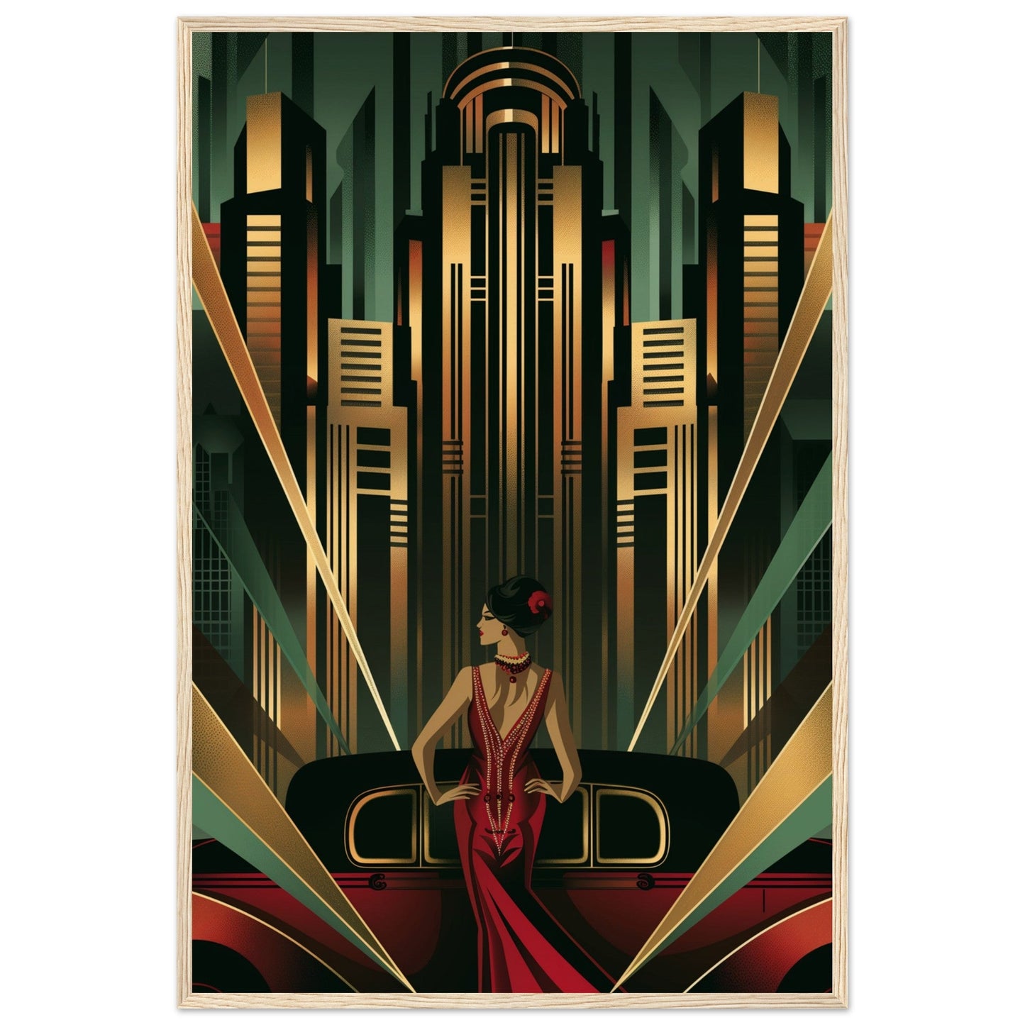 Poster Art Deco 1925 ( Bois-clair-60x90-cm)