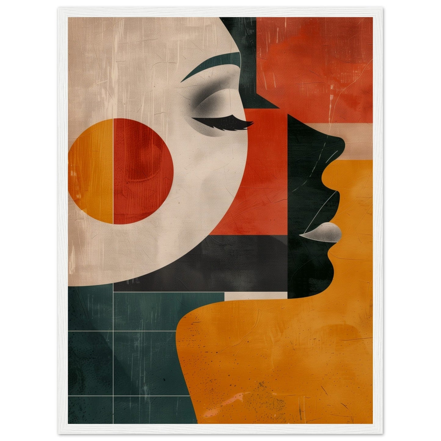 Poster Art Moderne ( 45x60-cm-Bois-blanc)