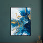 Poster Bleu et Or ( )