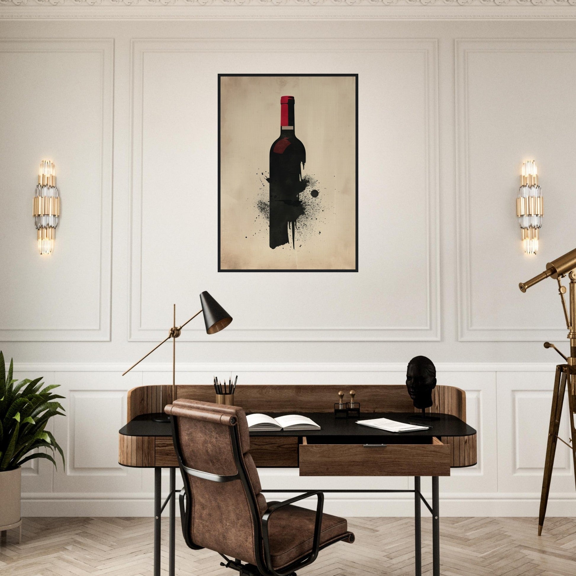 Poster Bouteille de Vin ( )