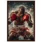 Poster Boxe Anglaise ( 30x45-cm-Bois-foncé)