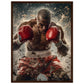 Poster Boxe Anglaise ( 45x60-cm-Bois-foncé)