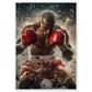 Poster Boxe Anglaise ( 70x100-cm-Bois-blanc)