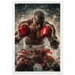 Poster Boxe Anglaise ( 30x45-cm-Bois-blanc)