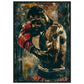 Poster Boxe Espagnol ( 70x100-cm-Bois-noir)