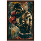 Poster Boxe Espagnol ( 30x45-cm-Bois-foncé)